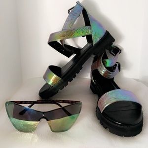 Metallic Gladiator Sandal